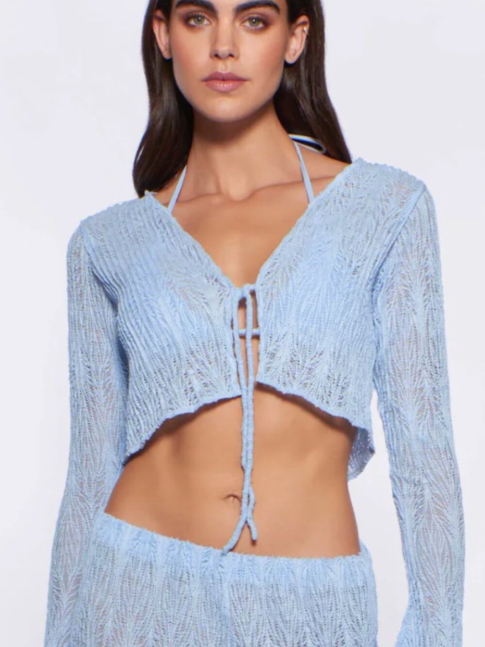 NWT: Peixoto Jesse Top Small Cloud Blue Weave